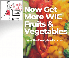Fruits, Vegetables WIC