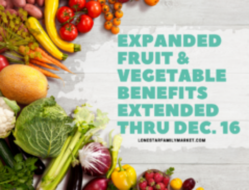 Texas WIC’s Expanded Fruit & Vegetable Benefits Extended Thru Dec. 16