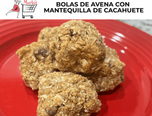 Bolas de avena con mantequilla de cacahuete
